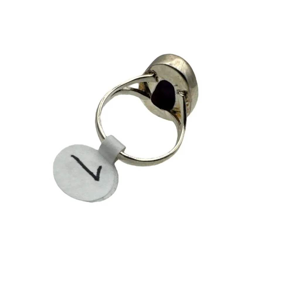 Monarch Opal Solid 925 Sterling Silver Ring 6 - Picture 3 of 3